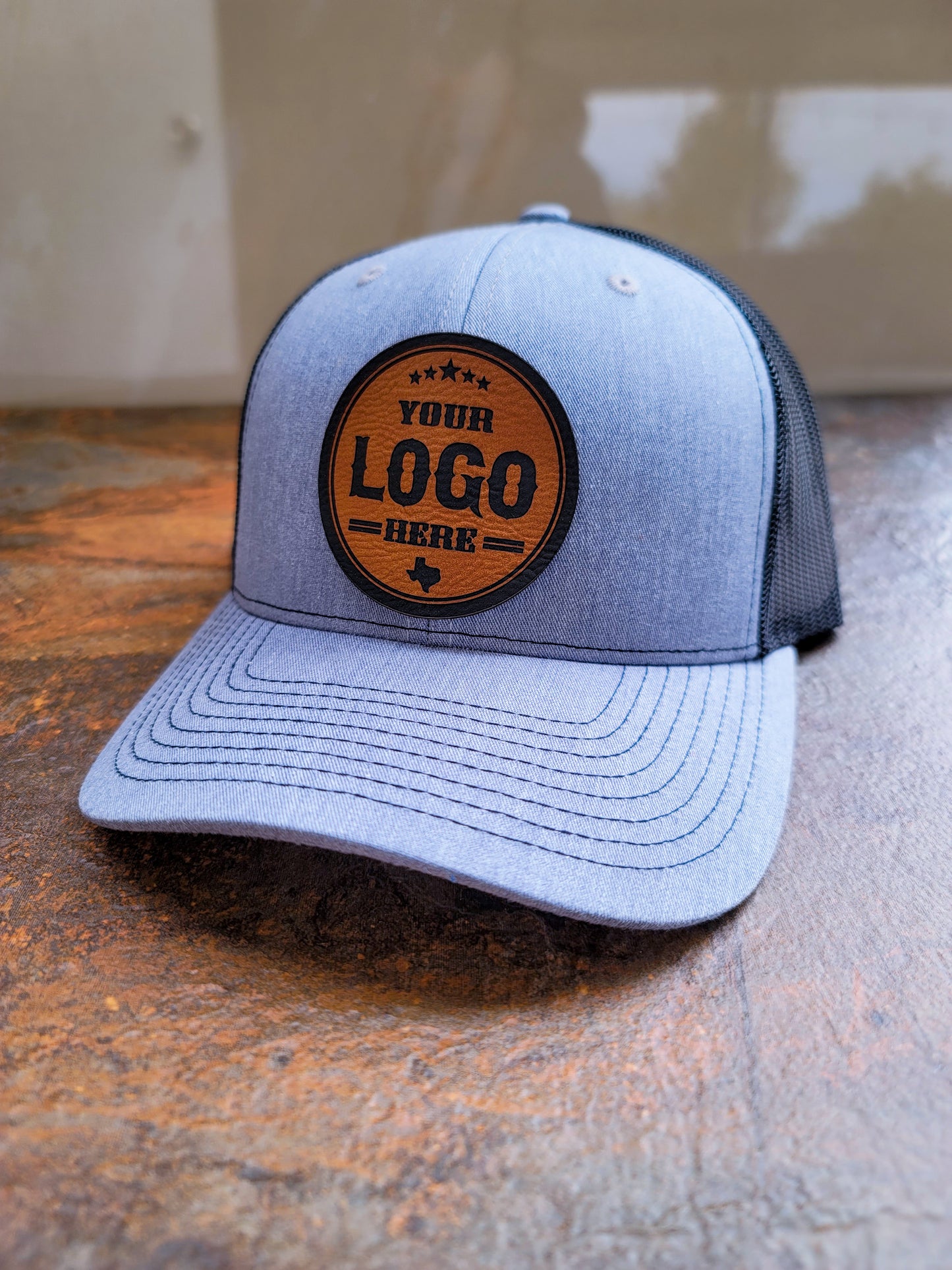 Custom Patch Hat Leatherette