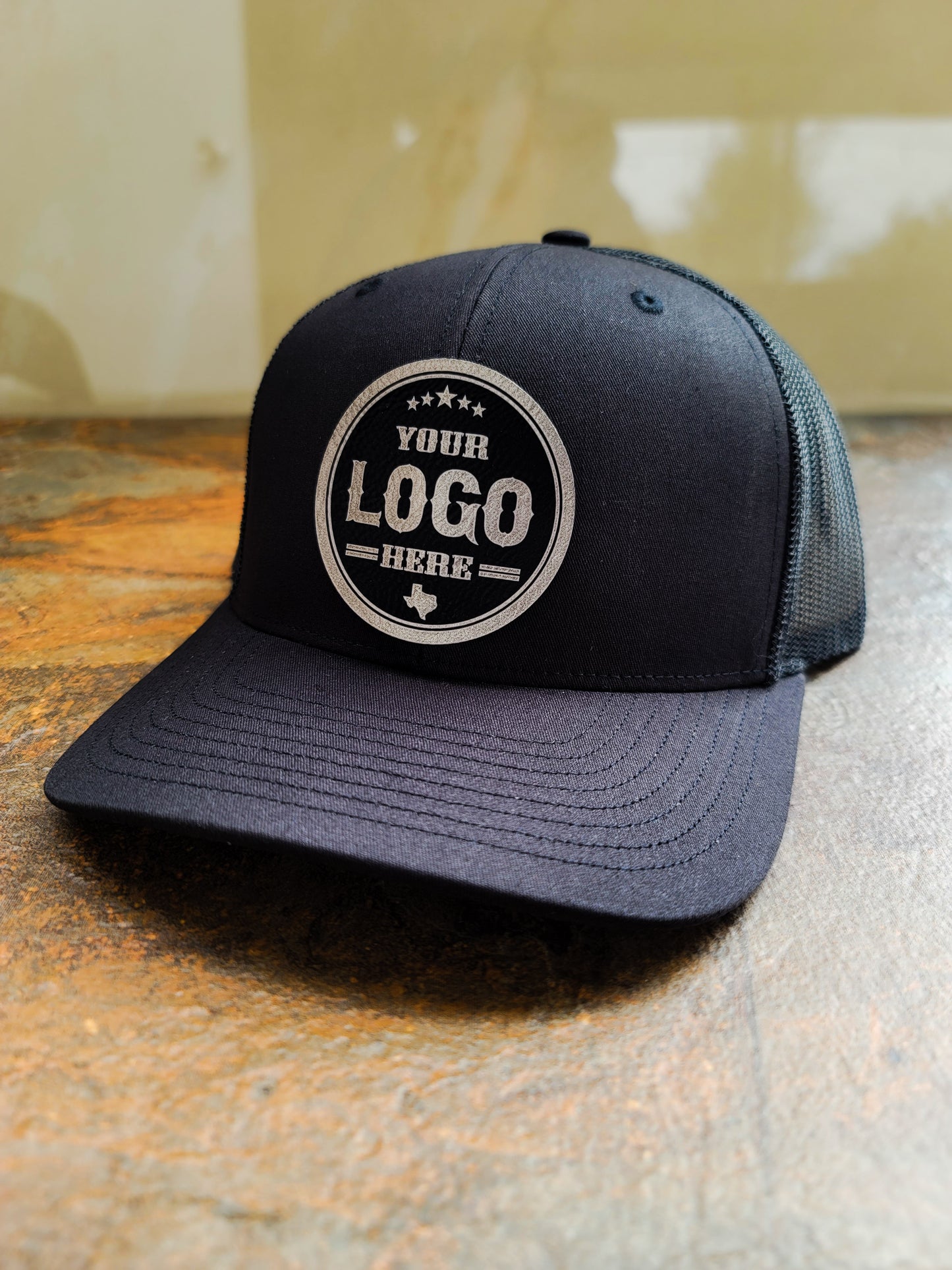 Custom Patch Hat Leatherette