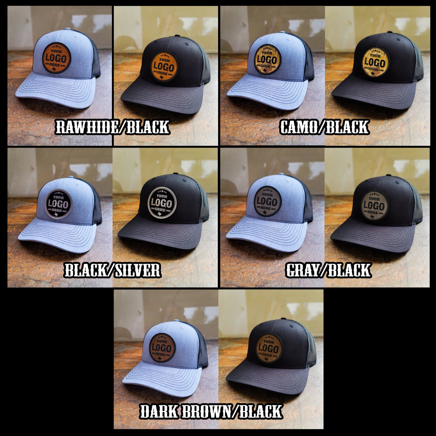 Custom Patch Hat Leatherette